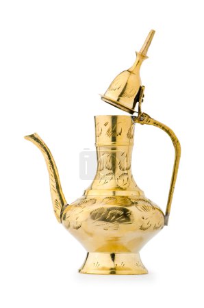 Ancienne lampe isolée sur le blanc 