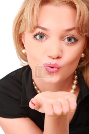 Blonde coups sur la paume 