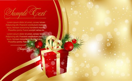 Carte de voeux de Noël 