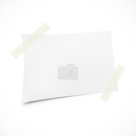 Papier à lettres réaliste 
