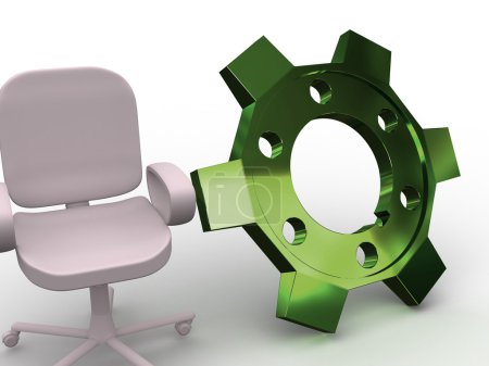 chaise de bureau .