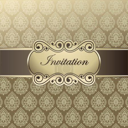 Invitations de modèles vectoriels 