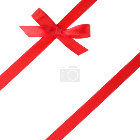 Ruban cadeau festif et arc 