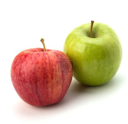 pommes rouges et vertes