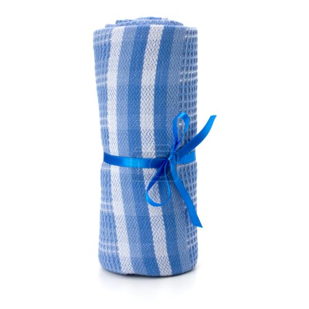 serviette isolée sur fond blanc