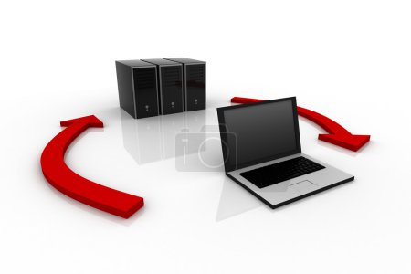 Présentation abstraite de l'internet sur terre 