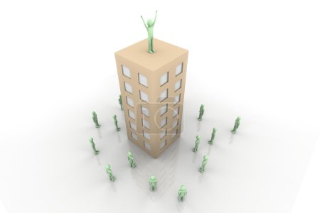 Image 3D du paysage urbain 