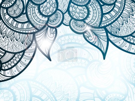 Fond floral abstrait vectoriel