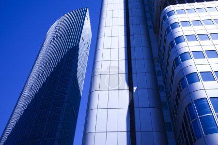 gratte-ciel en verre, centre d'affaires 