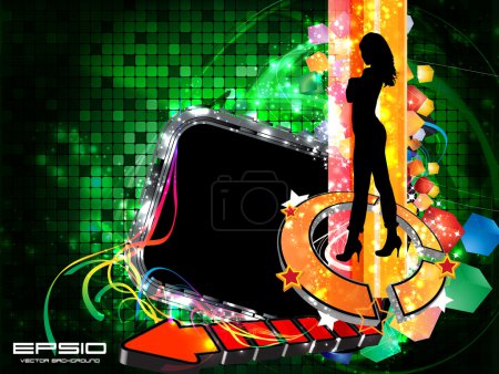 Illustration femmes disco 
