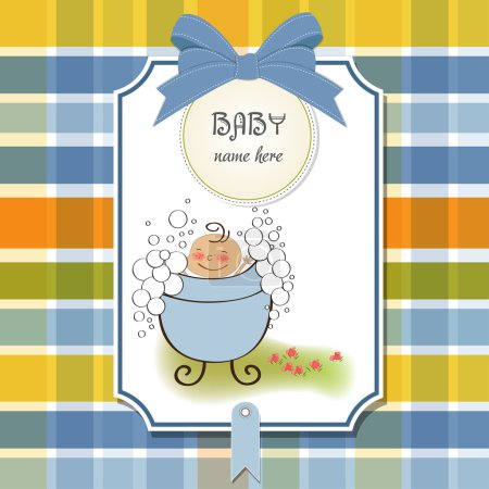 Carte de bienvenue bébé 
