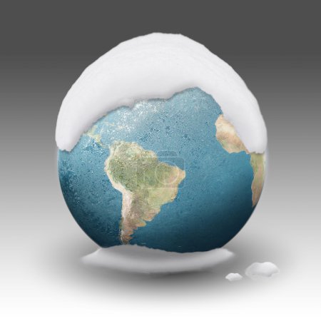 Planète gelée Terre 