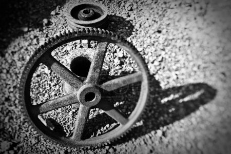 Ancienne roue dentée 