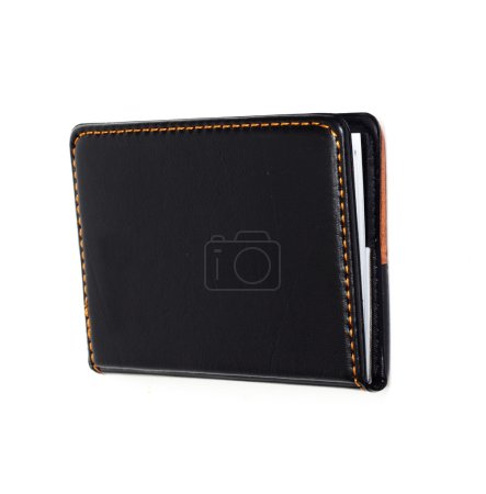 Petit carnet noir avec couverture vierge 