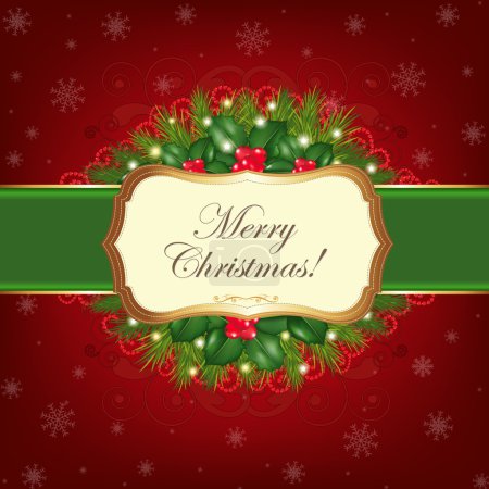 Carte de voeux de Noël
