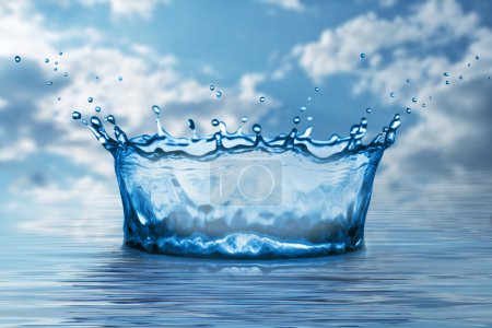éclaboussures d'eau