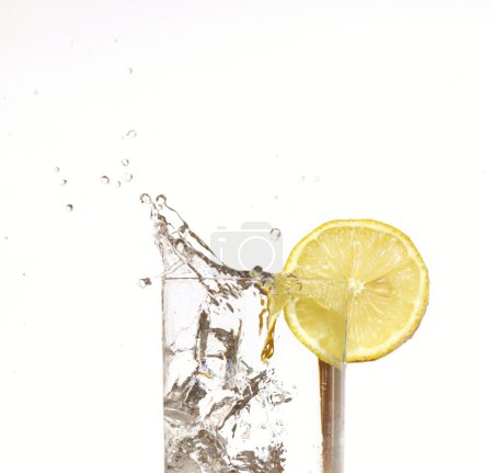 Boire avec de la glace 