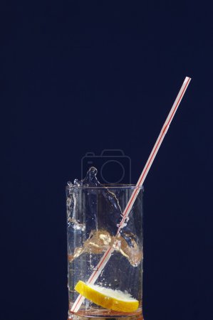 Boire avec de la glace 