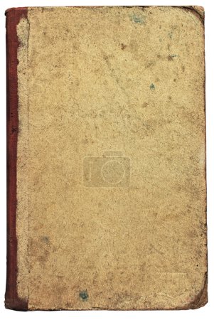 vieille couverture de livre, isolée