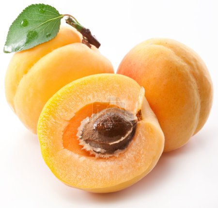 Abricots aux feuilles 