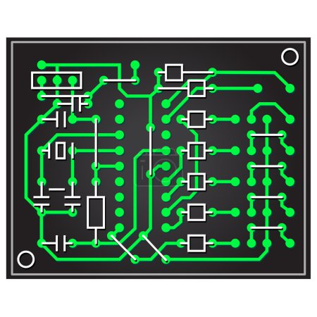 circuit imprimé abstrait 
