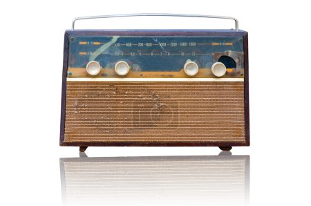 Radio vintage façonnée 