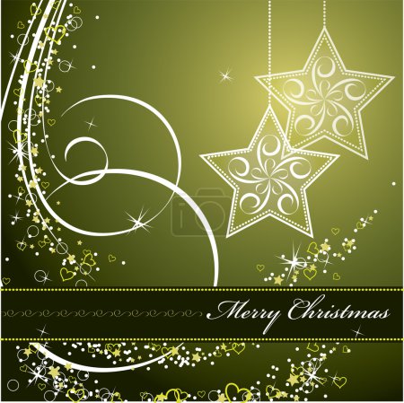 Fond de Noël. Illustration vectorielle.