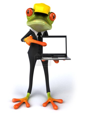 Illustration grenouille 