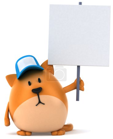 Chat en casquette 