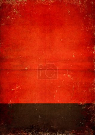 Affiche rouge et noire 