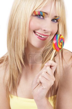 Belle femme blonde