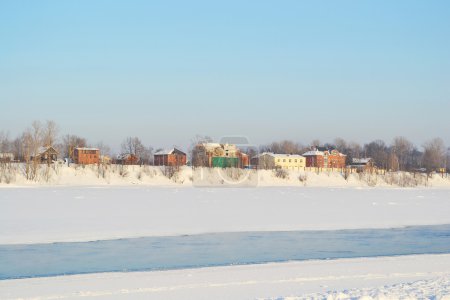Rivière gelée Neva 