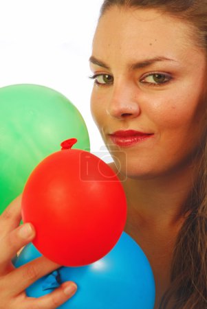 Jouer avec des ballons 