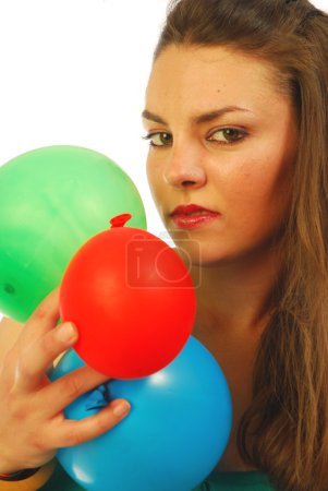 Jouer avec des ballons 