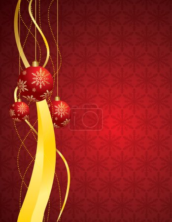 Boules suspendues de Noël vectorielles 