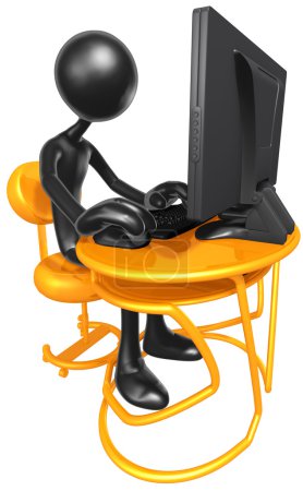 Poste de travail informatique 