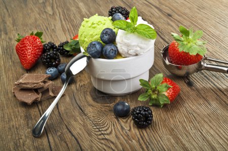 Glace aux fruits 