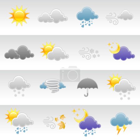 Icônes météo 