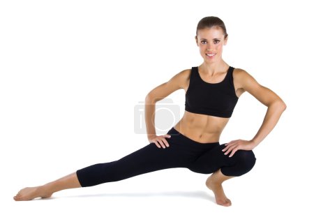 Belle fille gymnastique 