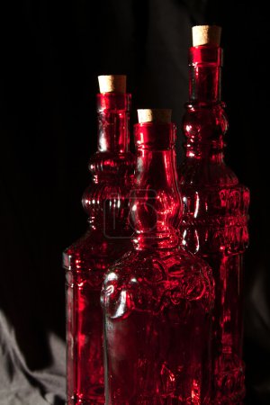 Bouteilles rouges 