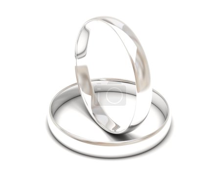 Anneaux de mariage en argent 