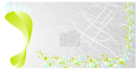 bannière avec empreinte écologique 