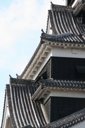 Détail du château japonais 